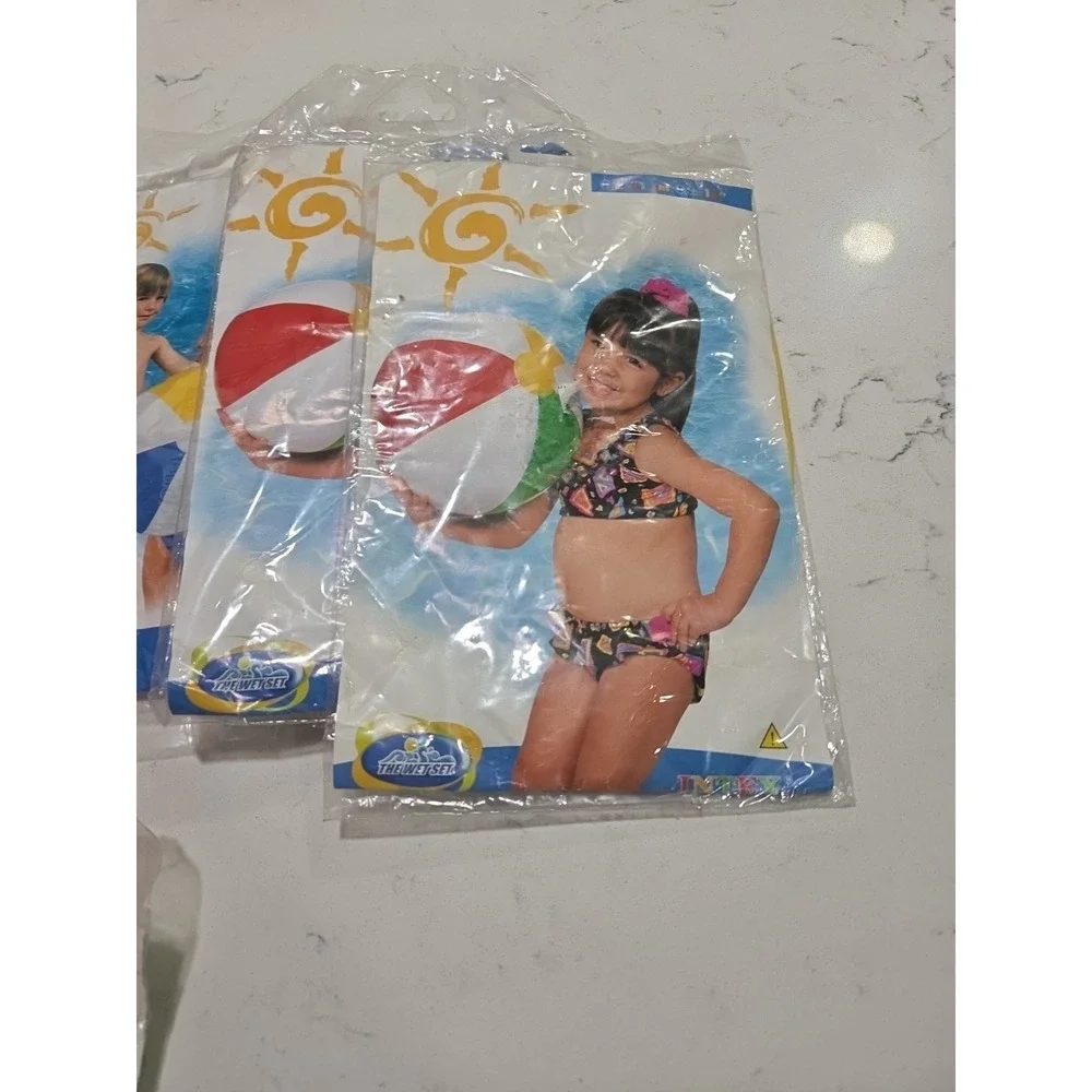 Intex Wet Set Beach Ball Lot Of 5